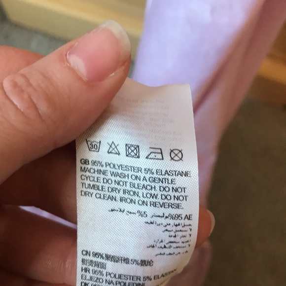 NWT Club L London Lilac Cross Front Fishtail Maxi Dress Size 4 - Picture 12 of 14